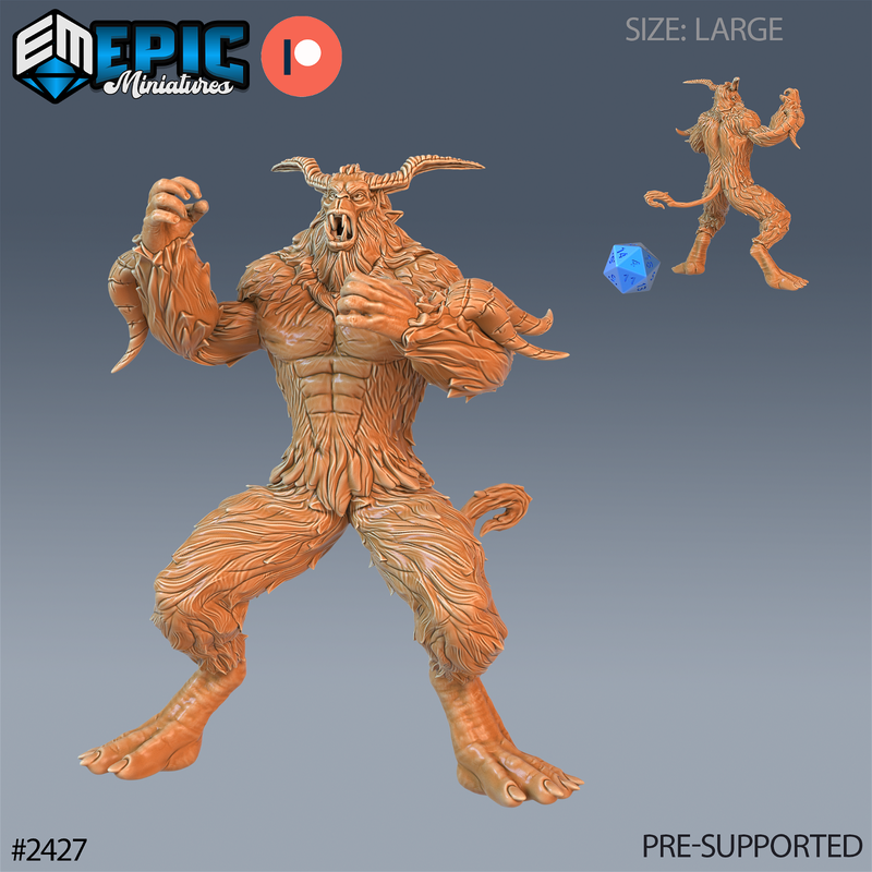 Big Foot Yeti 3D-printed model