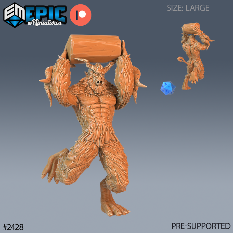 Big Foot Yeti 3D-printed model