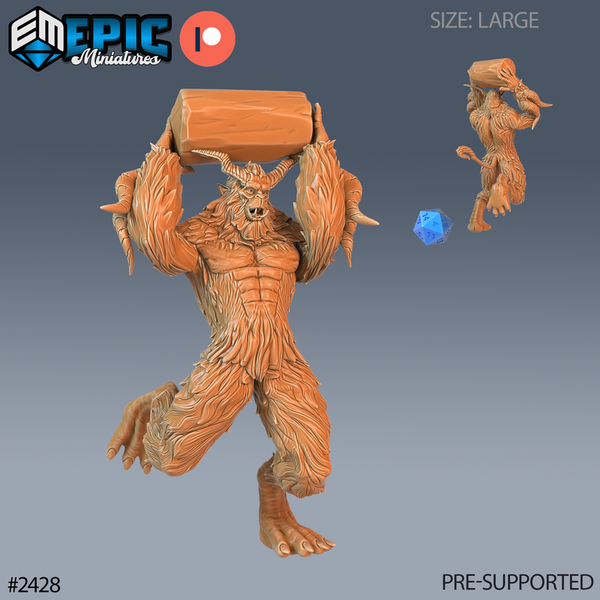 Big Foot Yeti 3D-printed model