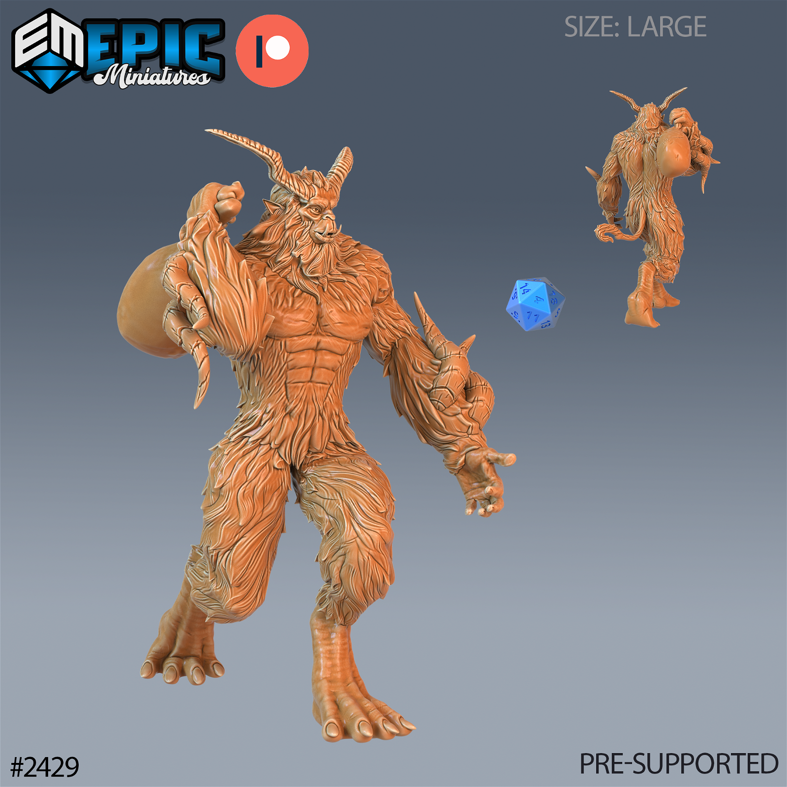 Big Foot Yeti - The Printable Dragon