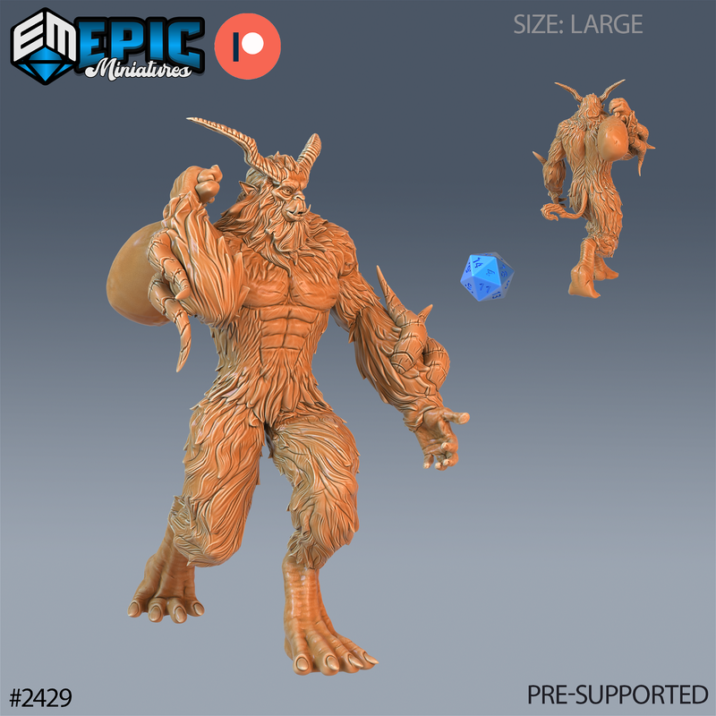 Big Foot Yeti 3D-printed model