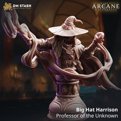 Big Hat Harrison - Professor of the Unknown - Bust