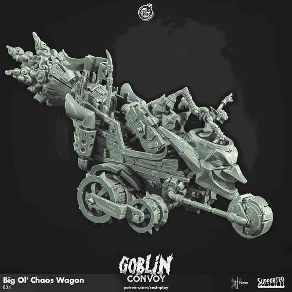 Big Ol'Chaos Wagon 3D-printed model