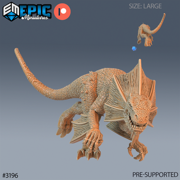 Bipedal Drake 3D-printed model