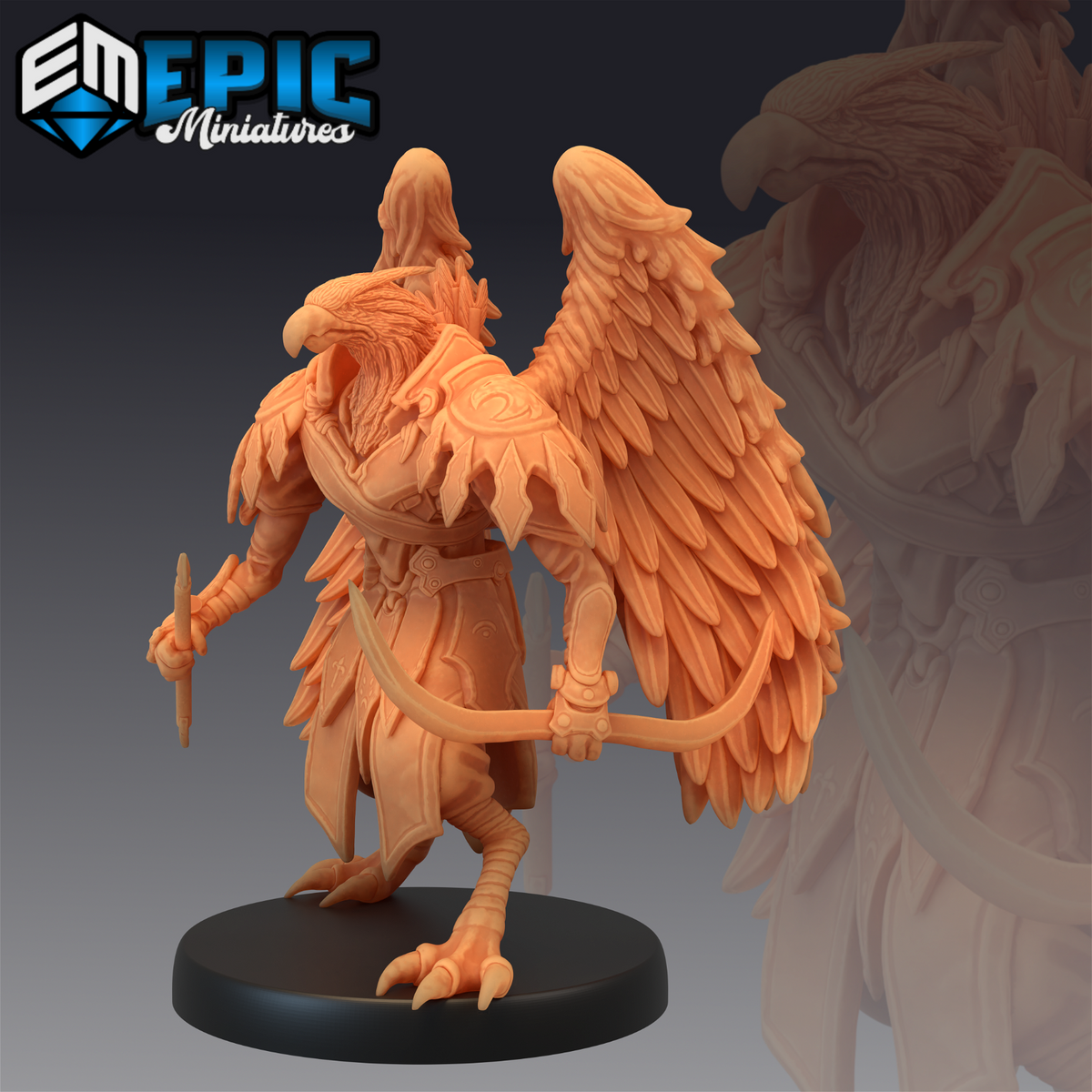 Birdfolk Eagle - The Printable Dragon