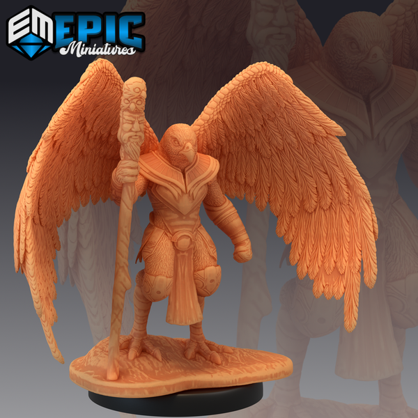 Birdfolk Falcon 3D-printed model