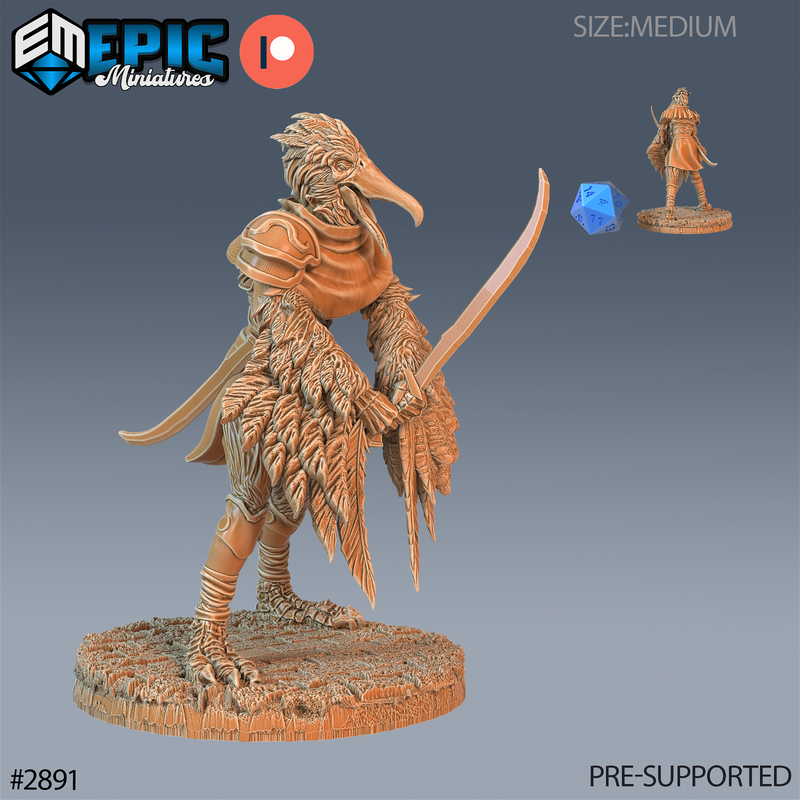 Birdfolk Pelican 3D-printed model