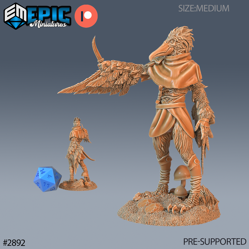 Birdfolk Pelican 3D-printed model