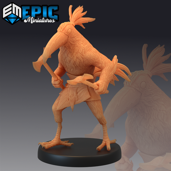 Birdfolk Toucan 3D-printed model