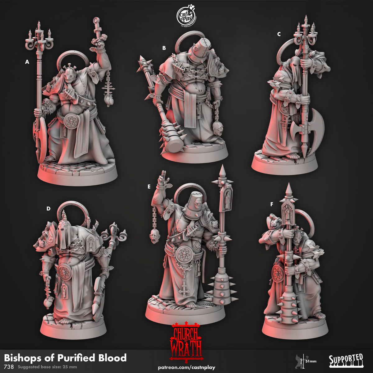 Bishops of Purified Blood - The Printable Dragon