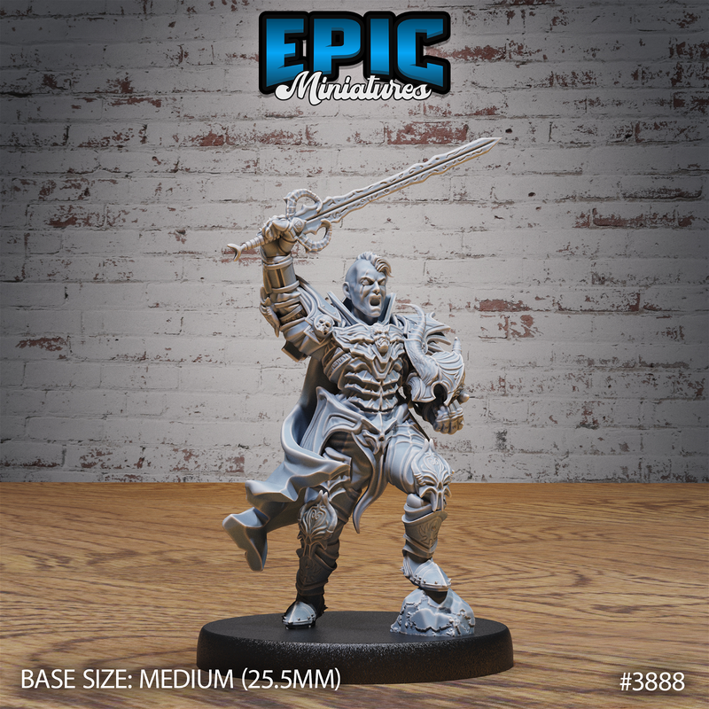Black Guard Knight 3D-printed model