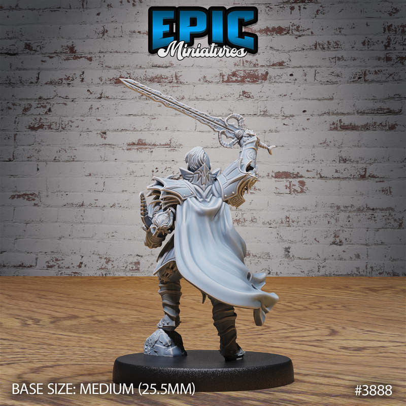 Black Guard Knight 3D-printed model