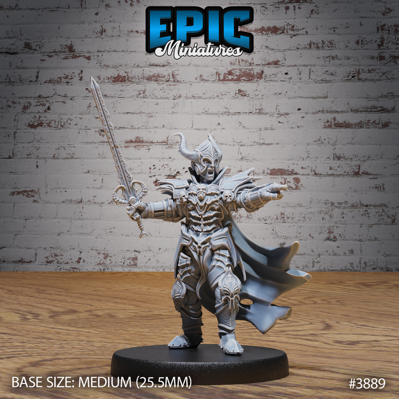 Black Guard Knight 3D-printed model