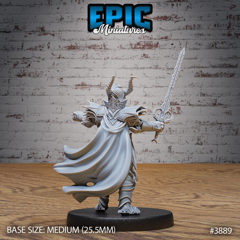 Black Guard Knight 3D-printed model