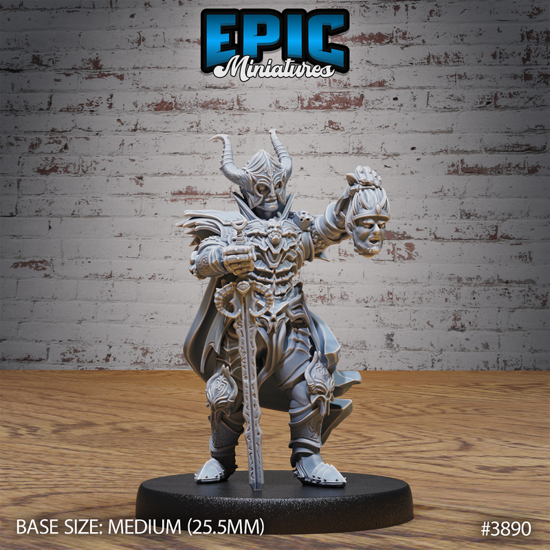 Black Guard Knight 3D-printed model