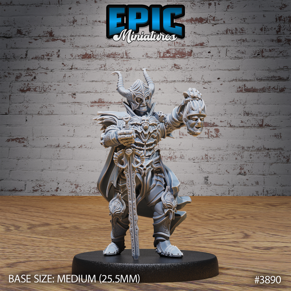 Black Guard Knight 3D-printed model