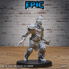 Black Guard Orc 3D-printed model