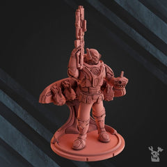 Black Sun Covenant Shadowrunner 3D-printed model