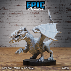 Black Wyrmling 3D-printed model