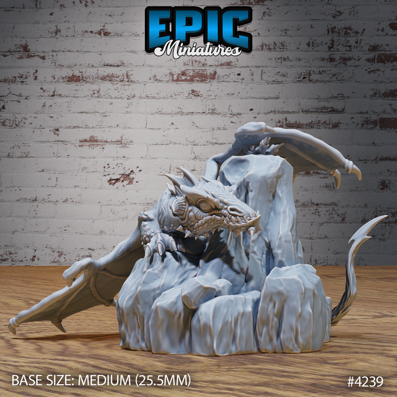 Black Wyrmling 3D-printed model