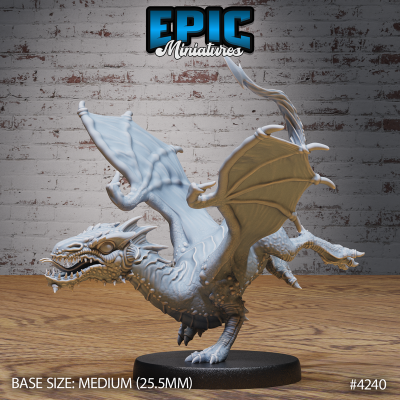 Black Wyrmling 3D-printed model