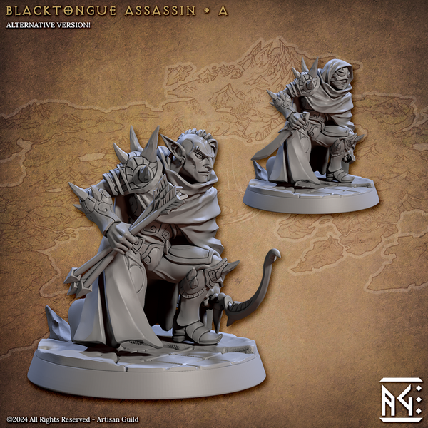 Blacktongue Assassins 3D-printed model
