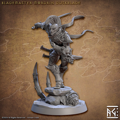 Blademaster Mordrin Duskblade 3D-printed model
