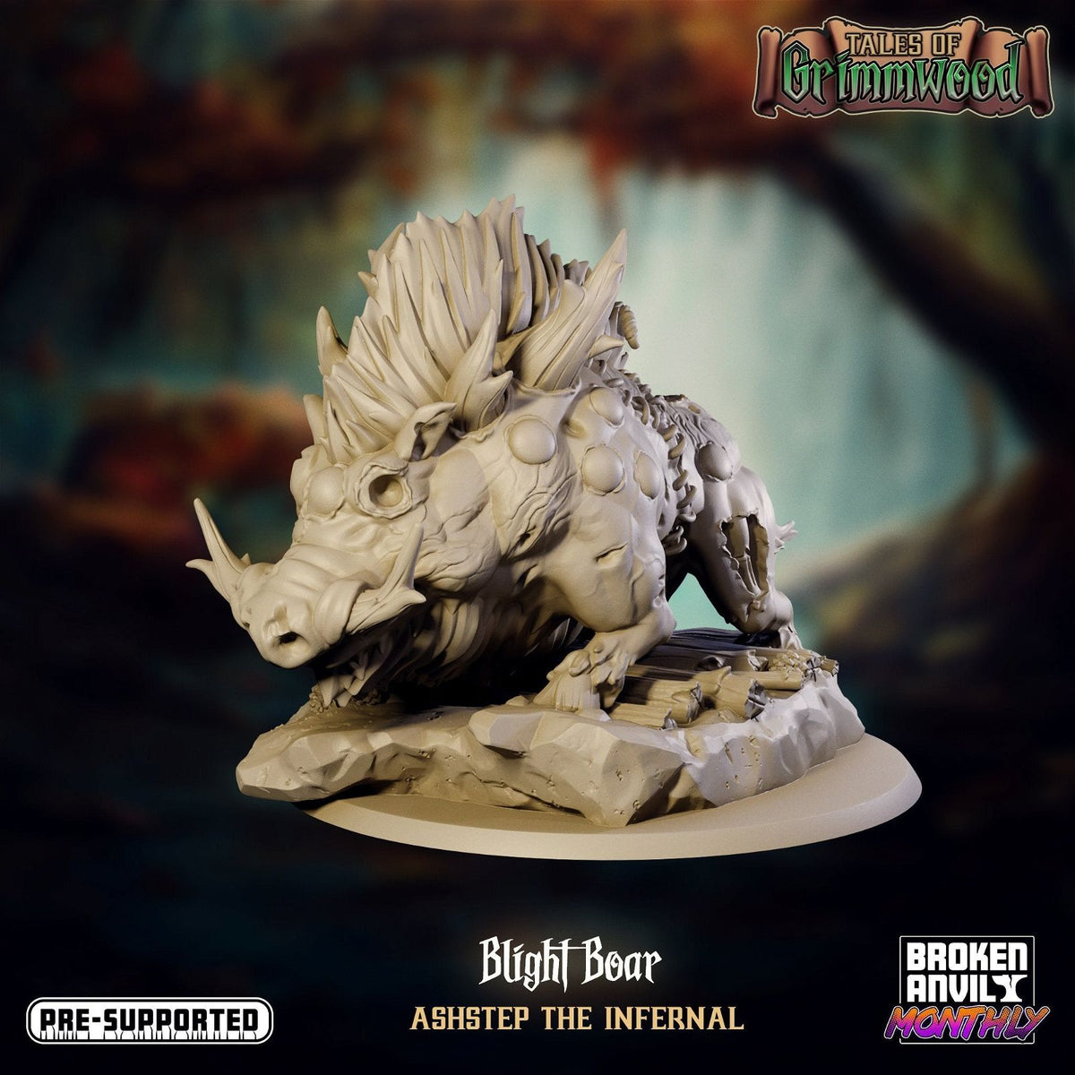 Blightboar - The Printable Dragon