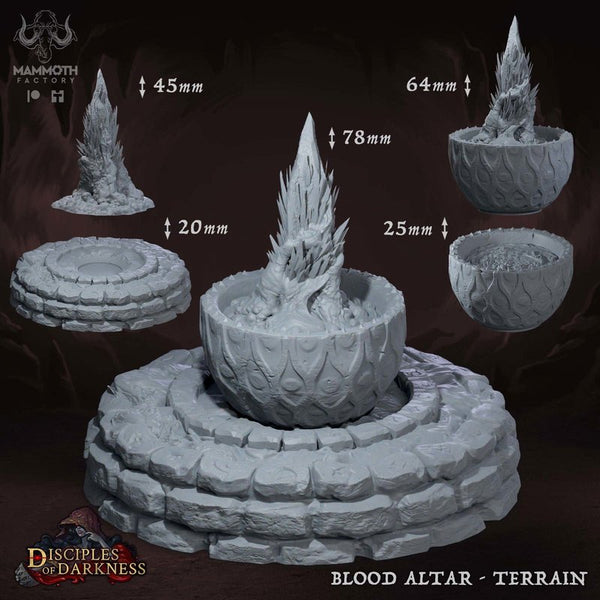 Blood Altar Set 3D-printed model