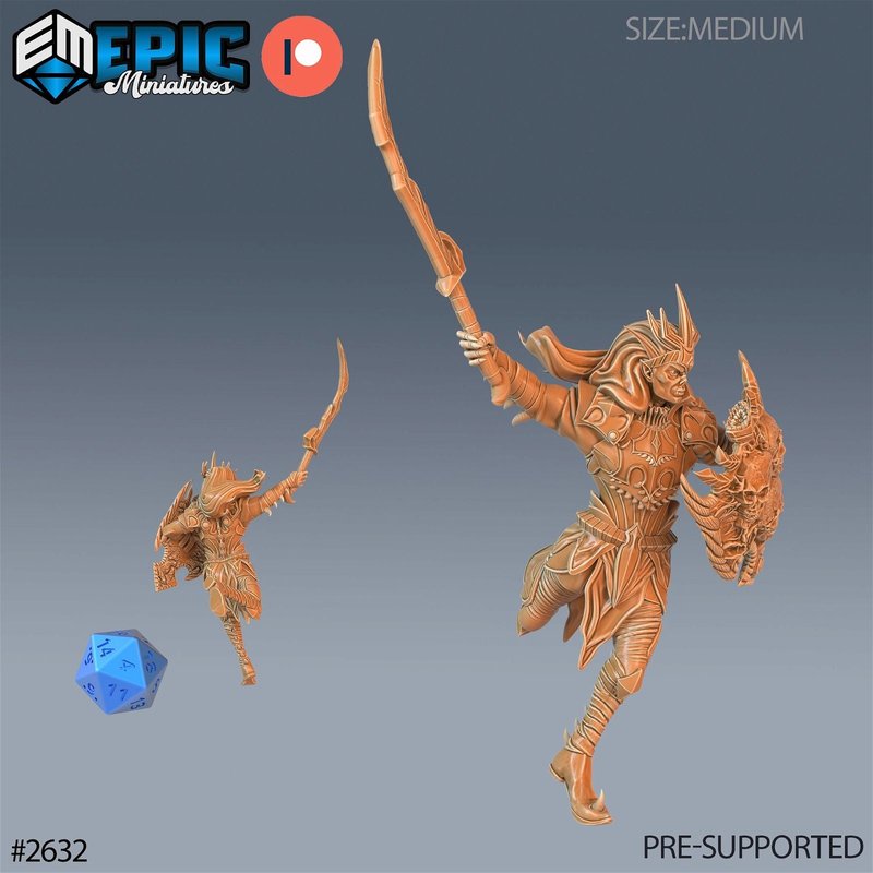 Blood Paladin 3D-printed model