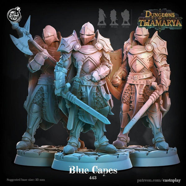 Blue Capes 3D-printed model
