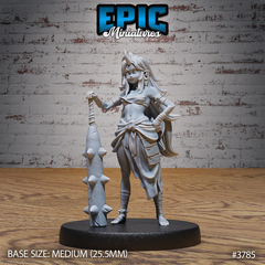 Blue Oni Girl 3D-printed model