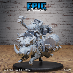 Boar Beer Shop Mount - The Printable Dragon