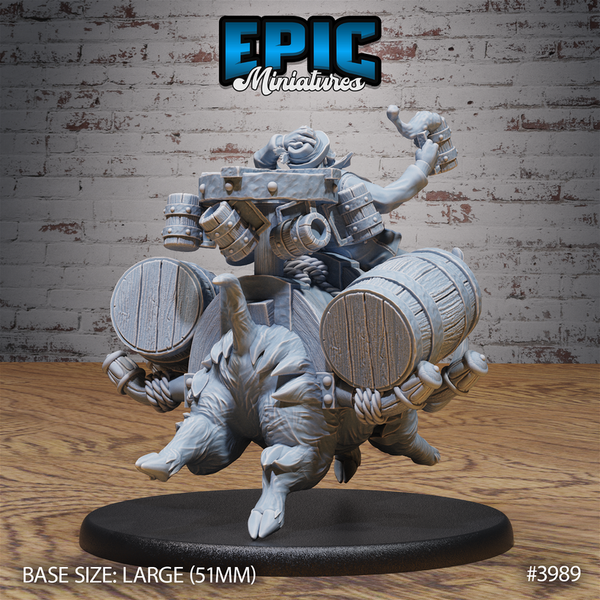 Boar Beer Shop Mount 3D-printed model