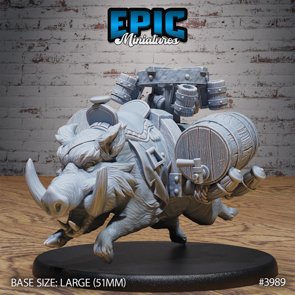 Boar Beer Shop Mount 3D-printed model