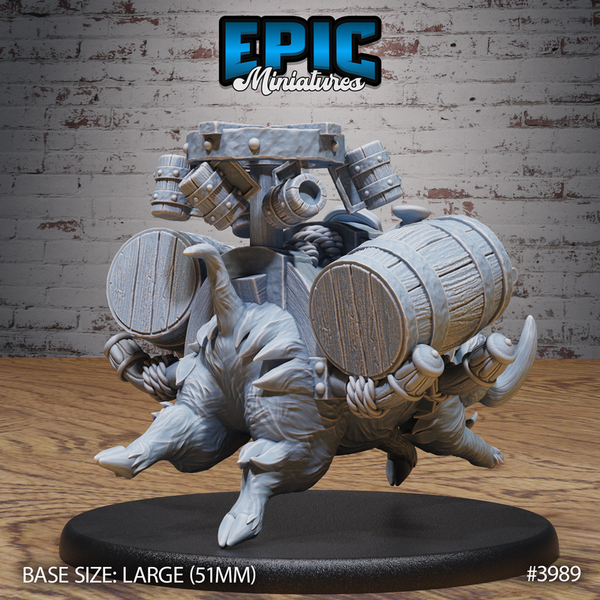 Boar Beer Shop Mount 3D-printed model