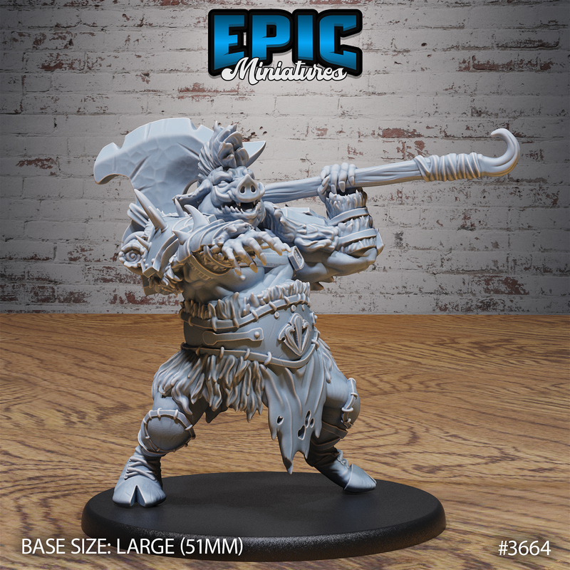 Boar Folk Outlaw 3D-printed model