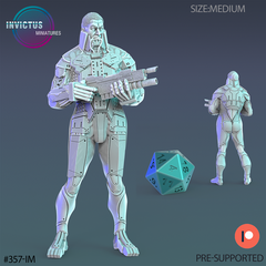 Body Guard Cyborg 3D-printed model