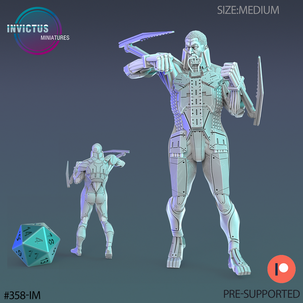 Body Guard Cyborg 3D-printed model