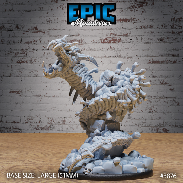 Bone Naga 3D-printed model