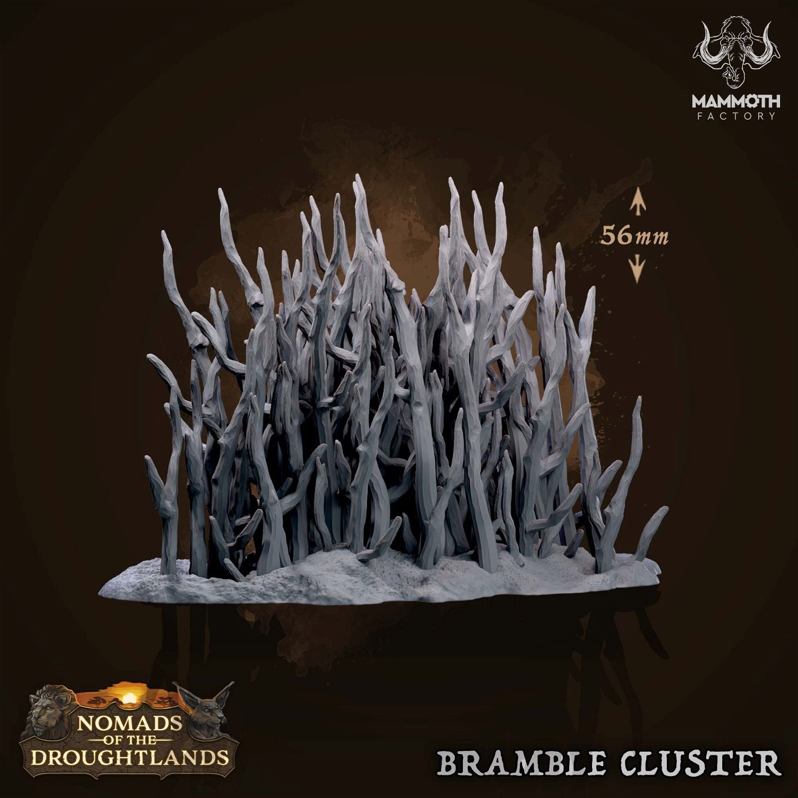 Bramble Cluster - The Printable Dragon