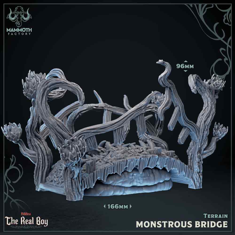 Bridge 3D-printed model