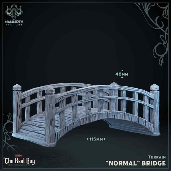 Bridge 3D-printed model
