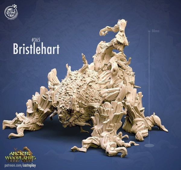 Bristlehart 3D-printed model