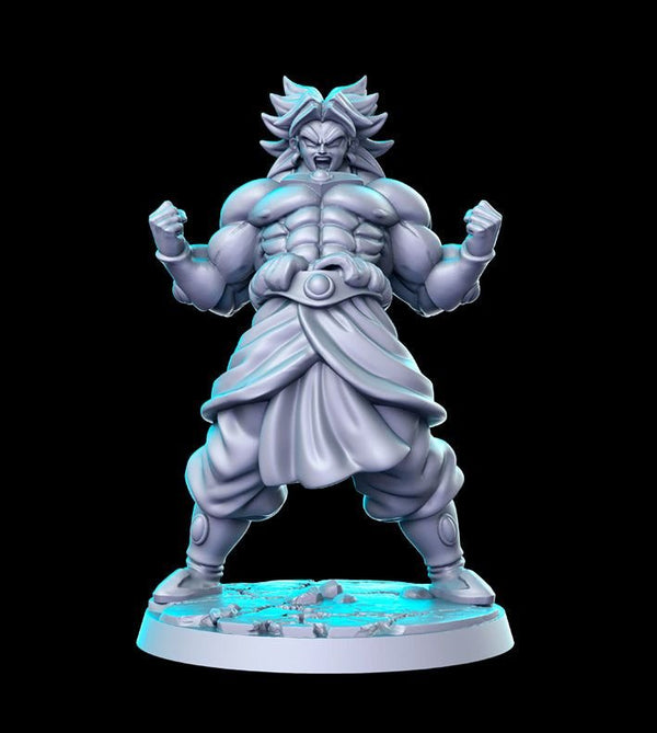 Broly 3D-printed model