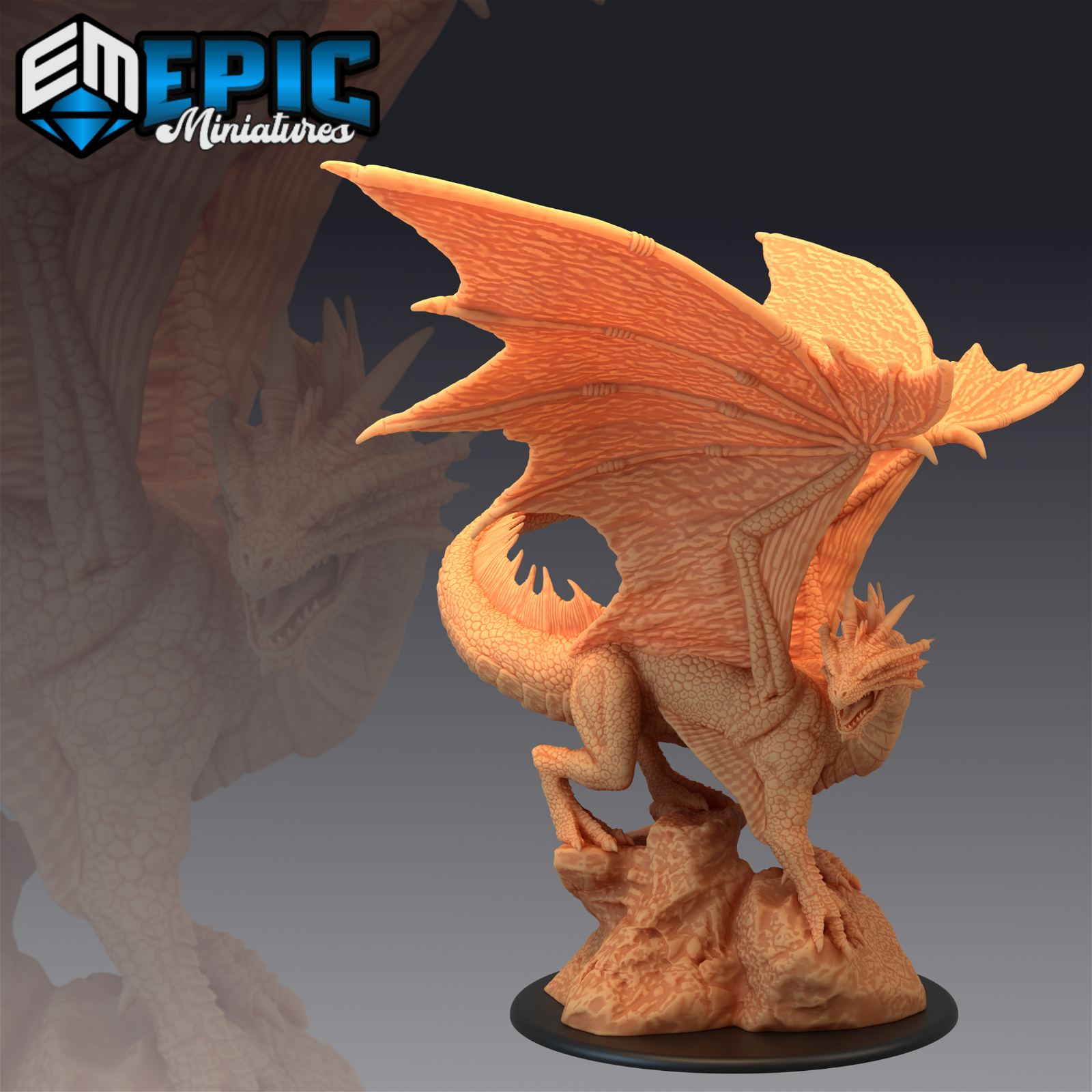 Bronze Dragon - The Printable Dragon