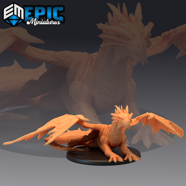 Bronze Dragon 3D-printed model
