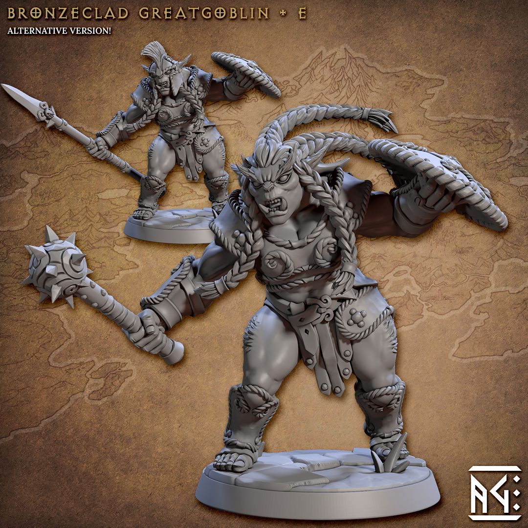 Bronzeclad Greatgoblins - The Printable Dragon