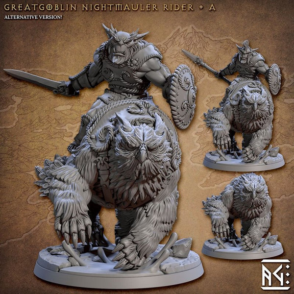 Brozneclad Nightmauler 3D-printed model