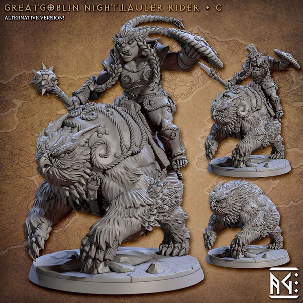 Brozneclad Nightmauler 3D-printed model